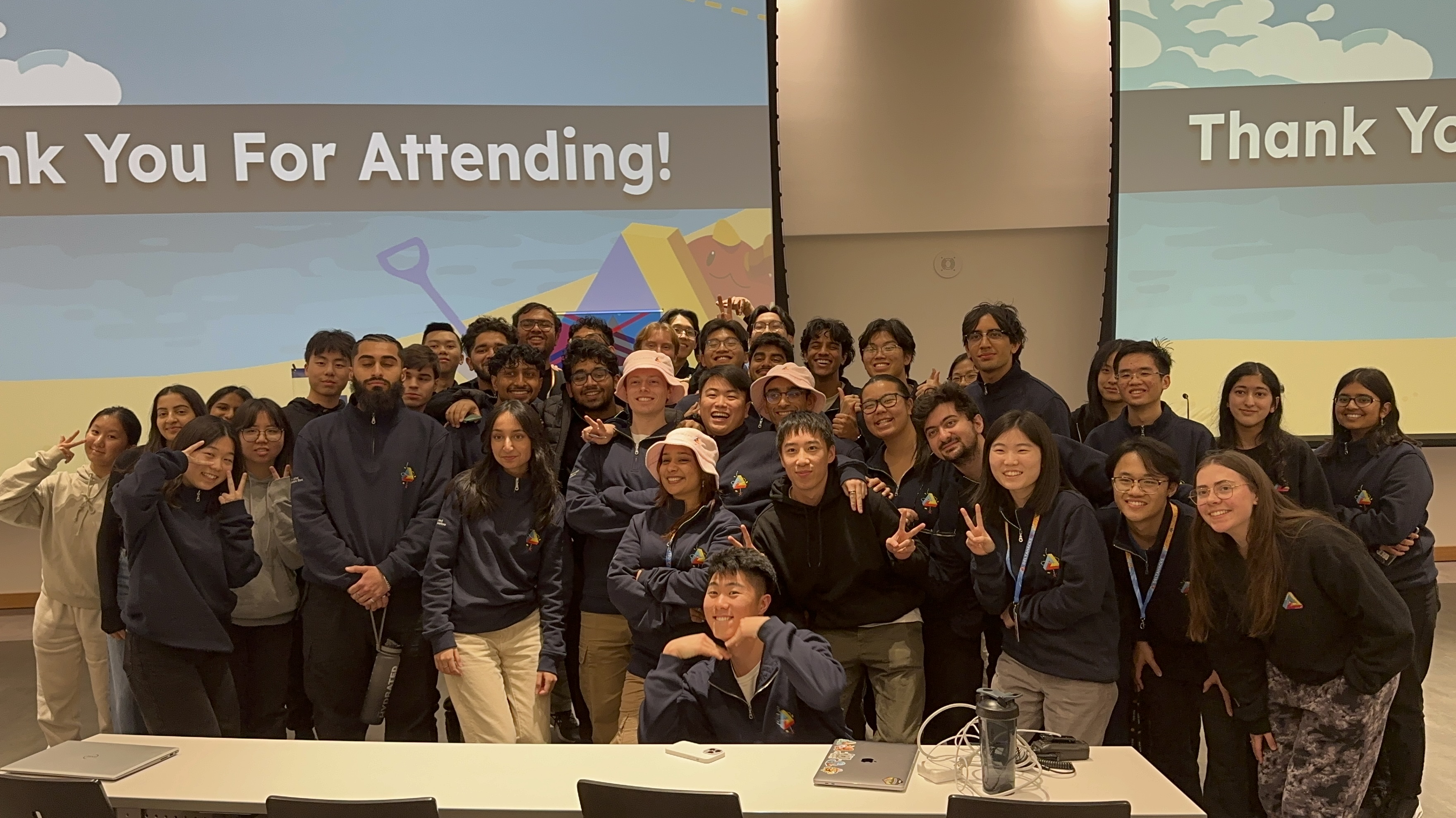 DeltaHacks X events team moment